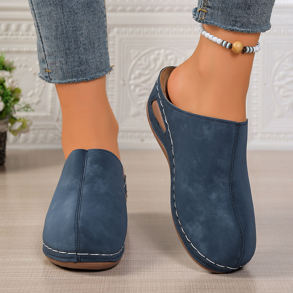 Damen Bequeme Clogs mit ergonomischem Design und atmungsaktiver Sohle R&B