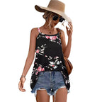 Damen luftig geschnittenes Blusenshirt mit floralem Design R&B