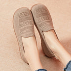 Damen Atmungsaktive Freizeit-Slipper aus flexiblem Strickmaterial R&B