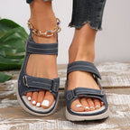 Damen Komfortable Sandalen mit verstellbaren Riemen und ergonomischer Fußbettung R&B