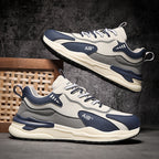 Damen Sportliche Sneakers mit gepolsterter Sohle und atmungsaktiver Oberflächenstruktur R&B