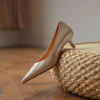 Damen elegante Slingback Pumps mit stilvollem Absatz R&B