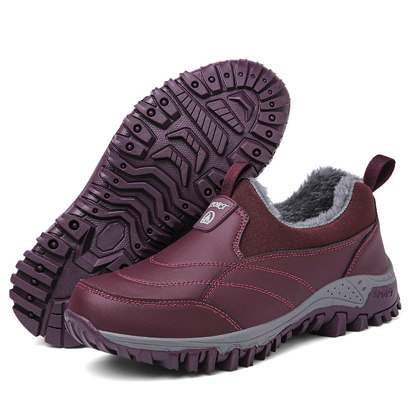 Damen Komfortable Winter Sneaker mit rutschfester Sohle und isoliertem Futter R&B