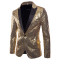 Herren Pailletten Formal Blazer R&B