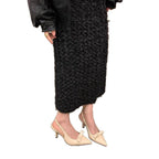 Damen elegante Slingback-Pumps mit zarter Schleifenverzierung R&B