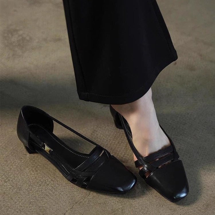 Damen Slingback-Pumps mit modischem Riemendesign und komfortablem Absatz