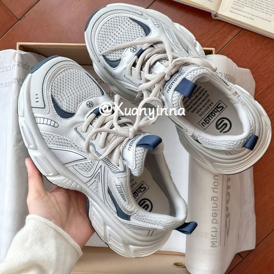 Damen Sportliche Laufschuhe mit atmungsaktiver Oberfläche und dämpfender Sohle R&B
