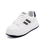 Damen Plattform Sneakers mit trendigem Design und stabiler Profilsohle R&B