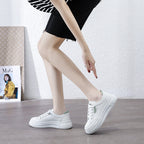 Damen Sportliche Sneakers mit hochgezogener Sohle und atmungsaktiver Mesh-Oberfläche R&B