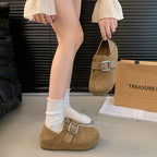 Damen Clogs mit verstellbarer Schnalle und weichem Innenfutter R&B
