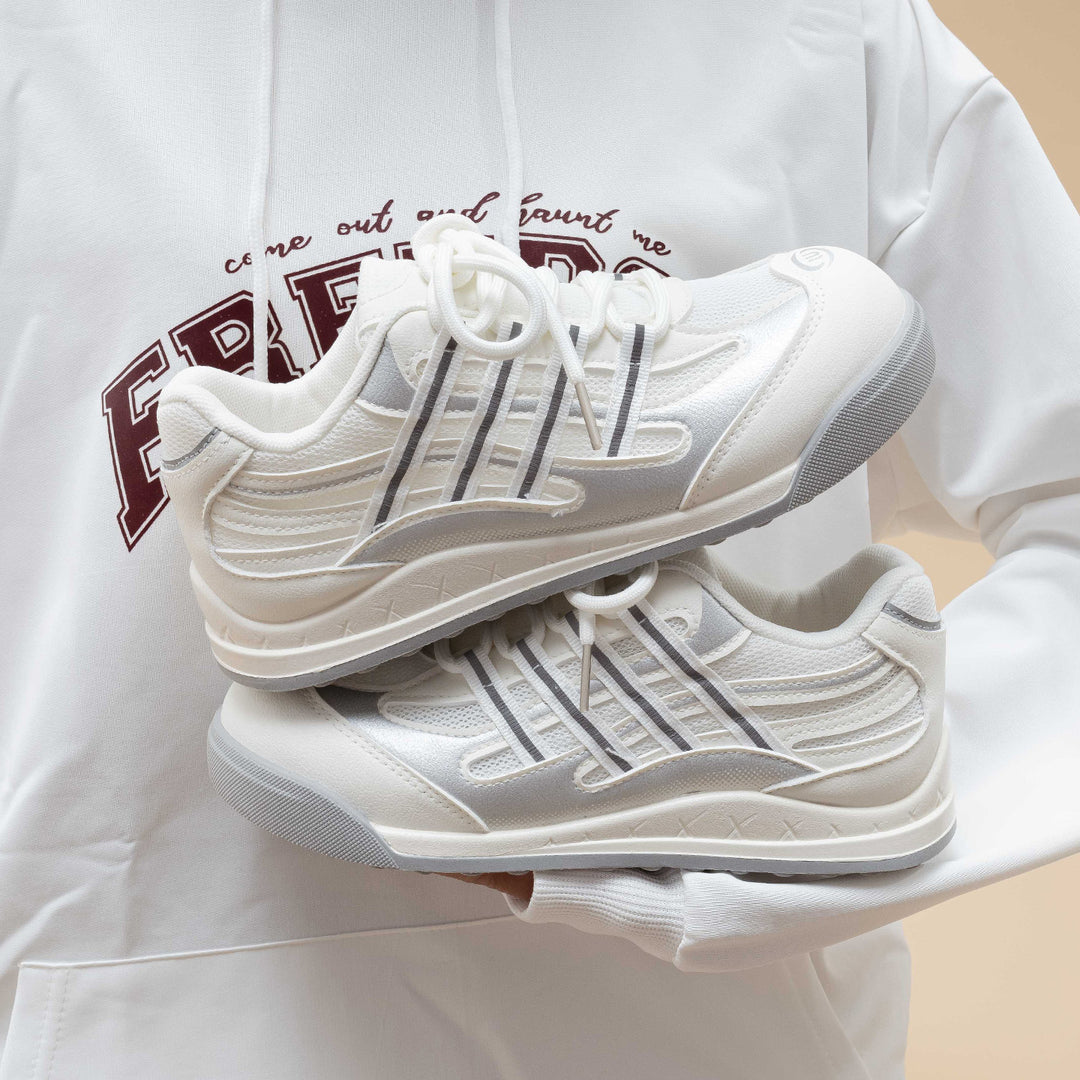 Damen Sportliche Sneakers mit innovativem Dämpfungssystem und atmungsaktiver Oberflächenstruktur R&B