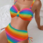 Damen Bikini-Set mit komfortablem Bügel und einstellbaren Trägern R&B