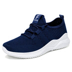 Damen Atmungsaktive Lauf- und Freizeitschuhe mit elastischem Strickoberteil R&B
