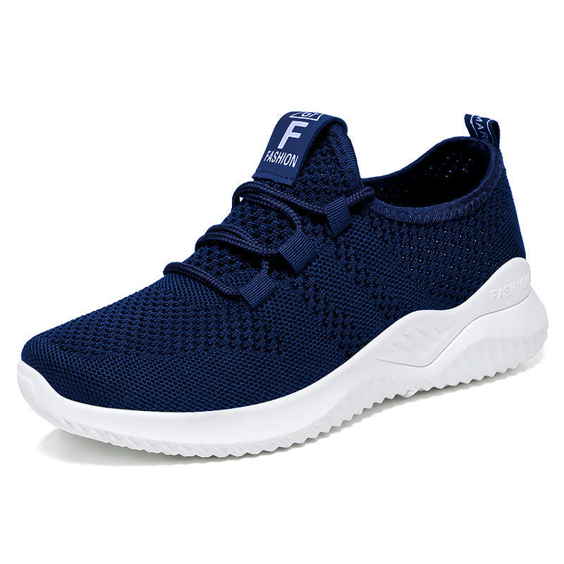 Damen Atmungsaktive Lauf- und Freizeitschuhe mit elastischem Strickoberteil R&B