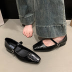 Damen Mary Jane Ballerinas mit elegantem Riemen R&B