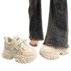 Damen Chunky Sneakers mit vielseitigem Design und bequemer Dämpfung Heidi Mode