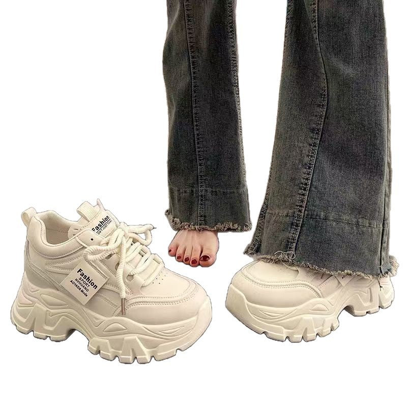 Damen Chunky Sneakers mit vielseitigem Design und bequemer Dämpfung Heidi Mode