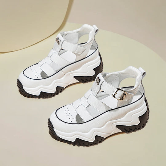 Damen Sportliche Sandalen mit rutschfestem Profil und angepasstem Riemendesign R&B
