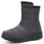 Damen Isolierte Winterstiefel mit warmer Fütterung und rutschfester Sohle R&B