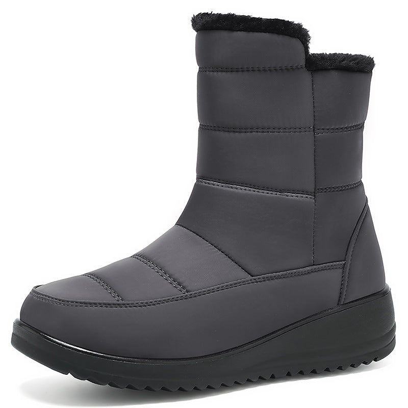 Damen Isolierte Winterstiefel mit warmer Fütterung und rutschfester Sohle R&B