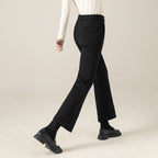 Damen Flared Stoffhose High Waist mit elegantem Schnitt