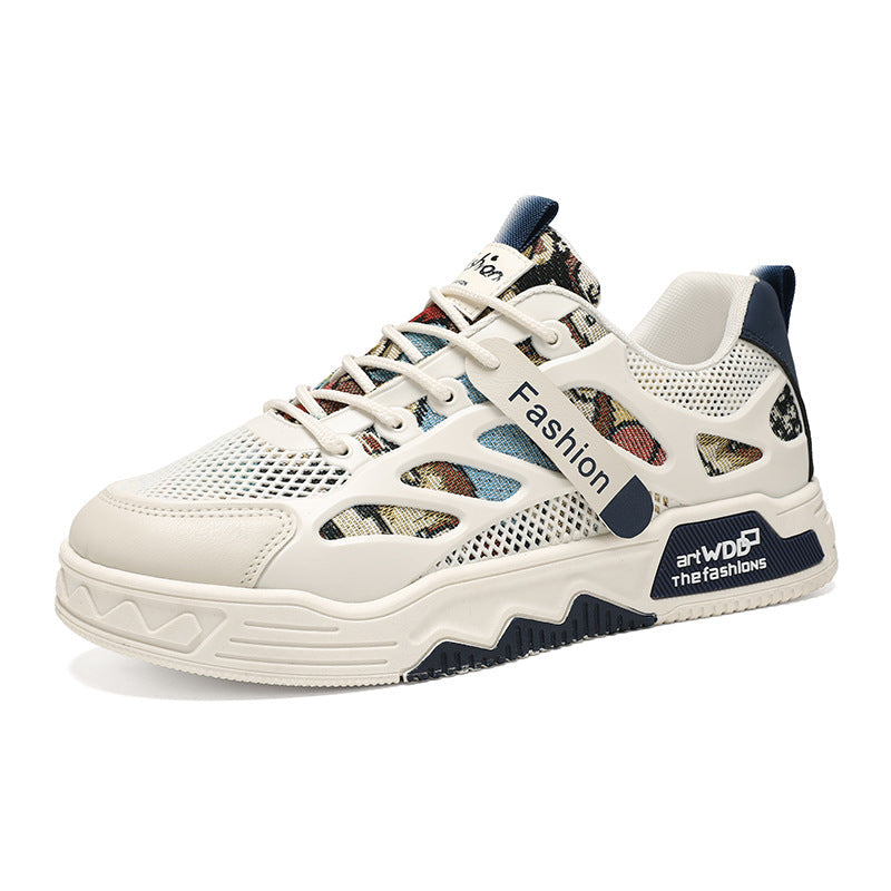 Damen Sportliche Atmungsaktive Sneakers mit modischem Netzdesign