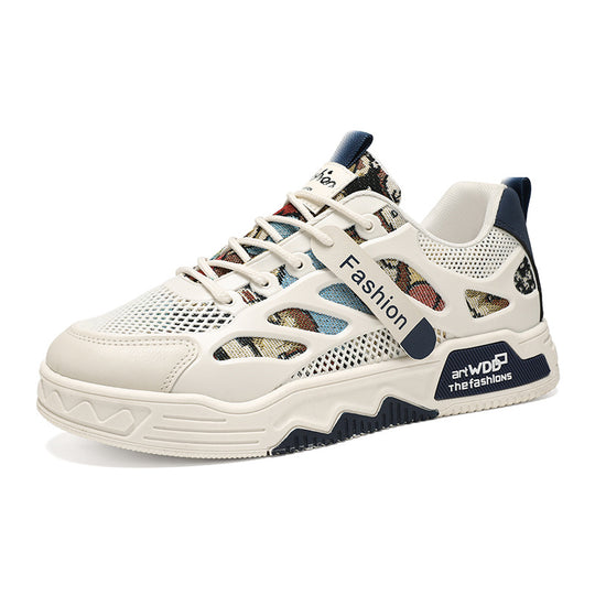 Damen Sportliche Atmungsaktive Sneakers mit modischem Netzdesign R&B