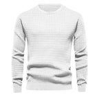 Herren eleganter Strickpullover mit strukturierter Oberfläche R&B