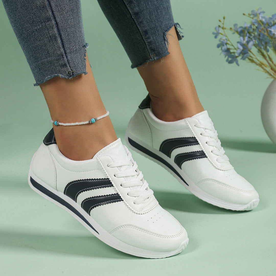 Damen Sneakers mit rutschfester Sohle und atmungsaktiver Oberflächenstruktur R&B
