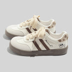 Damen Sneakers mit verspieltem Tiermotiv und rutschfester Sohle