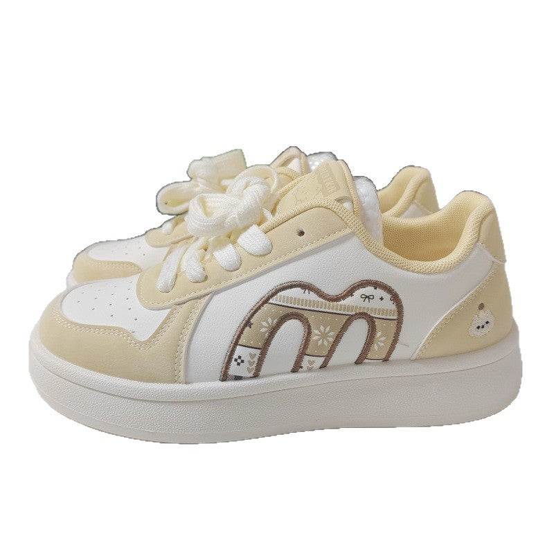 Damen Trendige Sneakers mit niedlichem Tiermotiv und komfortabler Dämpfung R&B