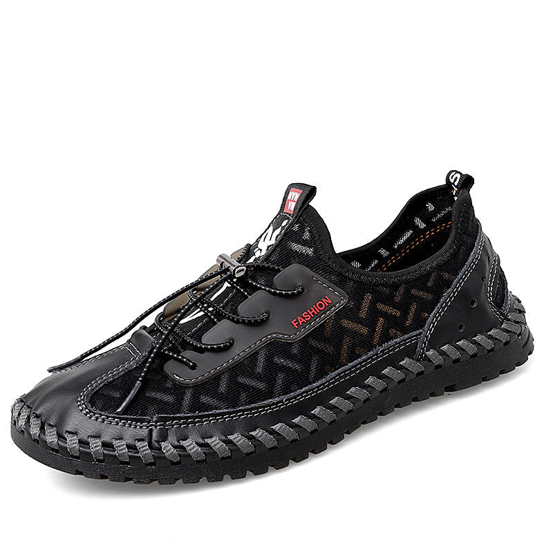 Herren Leichte und atmungsaktive Freizeitschuhe mit elastischen Schnüren R&B