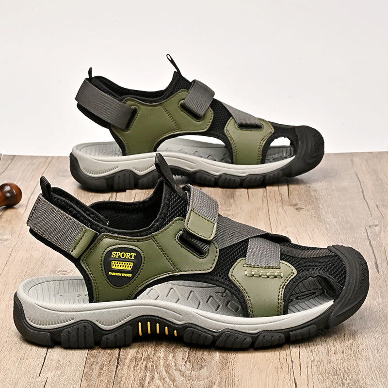 Damen Sportliche Aquasandalen mit verstellbarem Klettverschluss und rutschfester Sohle R&B