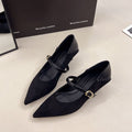 Damen elegante Spitzenpumps mit zierlichem Riemen