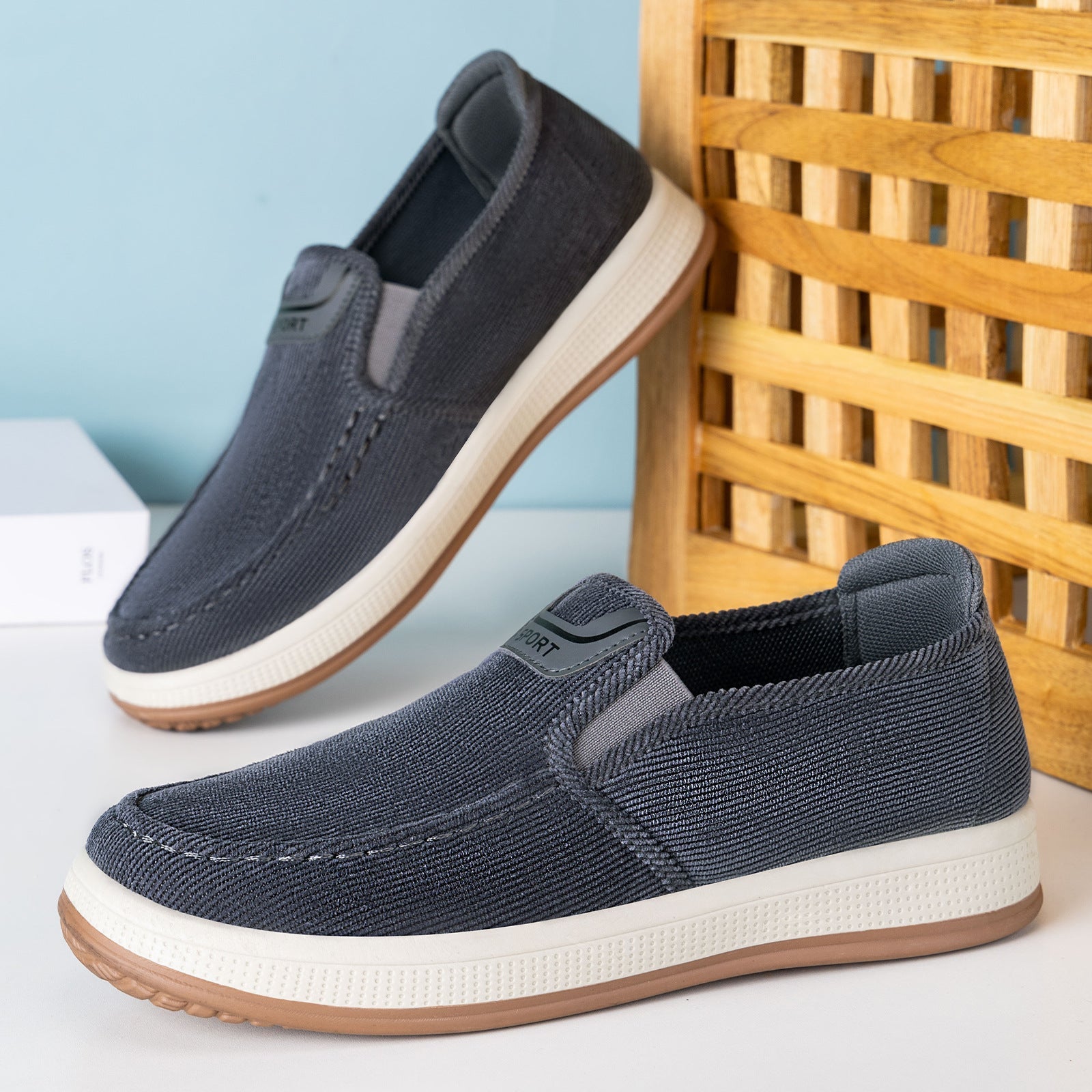 Damen Elegante und bequeme Slip-On Freizeitschuhe R&B