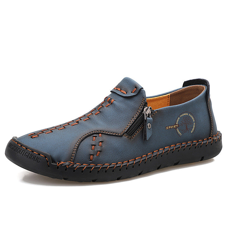 Herren lässige Leder Slipper R&B