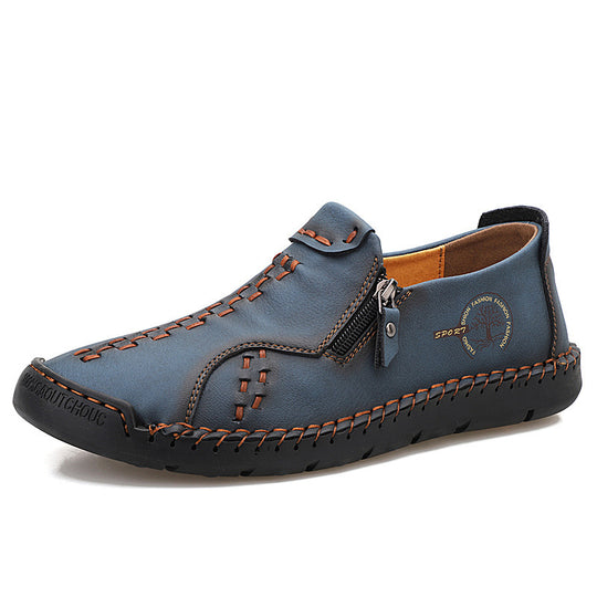 Herren lässige Leder Slipper R&B