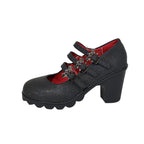 Damen Plateau-Pumps mit dekorativen Riemen und bequemer Sohle R&B