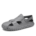 Damen luftige Leder Sandalen R&B