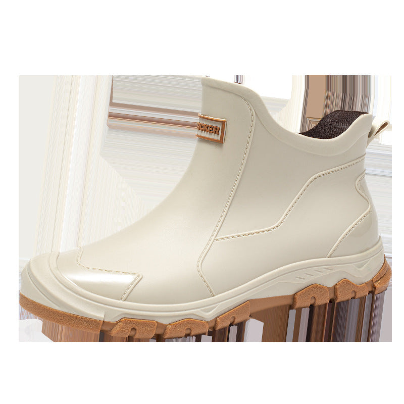 Herren Gummistiefel mit rutschfester Sohle und flexiblem Einstieg R&B
