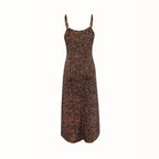 Damen Maxikleid mit raffinierten Tierdruck-Design R&B