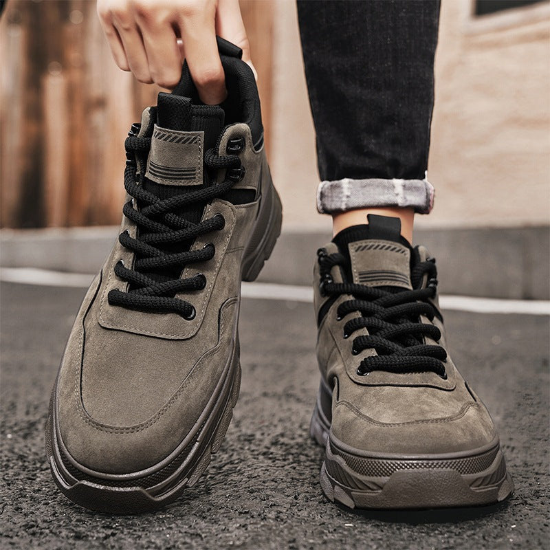 Herren robuste Freizeit-Wanderschuhe mit atmungsaktivem Obermaterial und rutschfester Sohle R&B