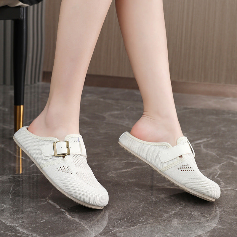 Damen Atmungsaktive Clogs mit verstellbarem Riemen und ergonomischem Fußbett R&B