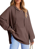 Damen Oversized Kapuzenpullover