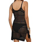 Damen lässiges Häkelkleid R&B