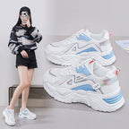Damen Sportliche Sneaker mit atmungsaktiver Mesh-Oberfläche und ergonomischer Dämpfung R&B