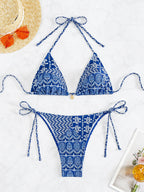 Damen Triangel-Bikini mit modischem BindR&Band und strapazierfähigem Stoff R&B