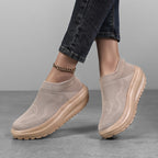 Damen Komfortable Slip-On Sportsneaker mit atmungsaktivem Obermaterial