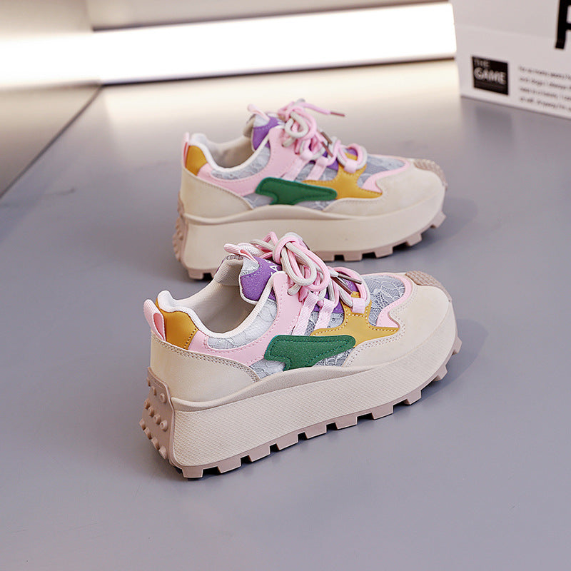 Damen trendige Sneakers mit einzigartigem Design und ergonomischer Dämpfung R&B