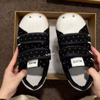 Damen Sportliche Sneaker im modernen Design mit praktischem Klettverschluss